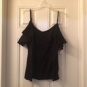 Off the shoulder linen top